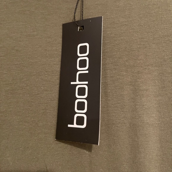 NWT - Olive Green Bodycon MIDI Dress Size M - Picture 5 of 6